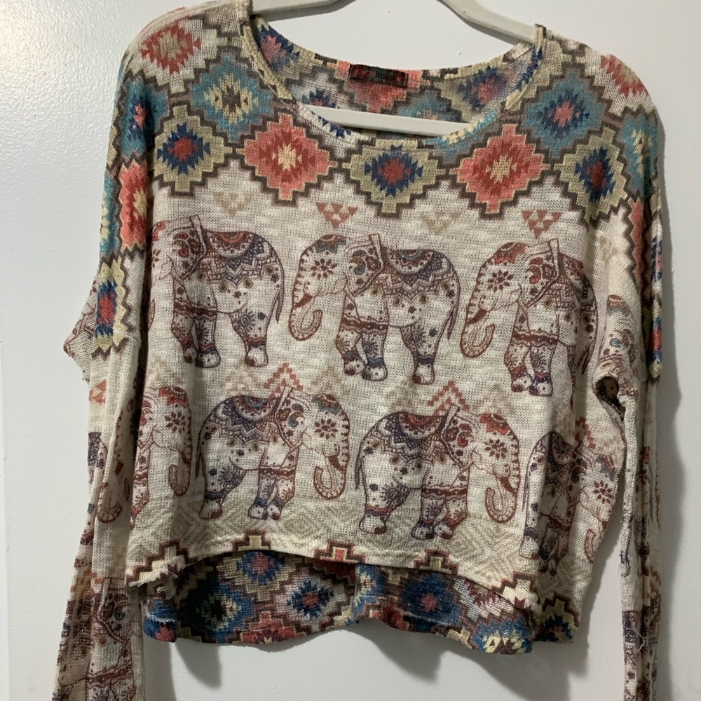 Joyce leslie elephants sweater